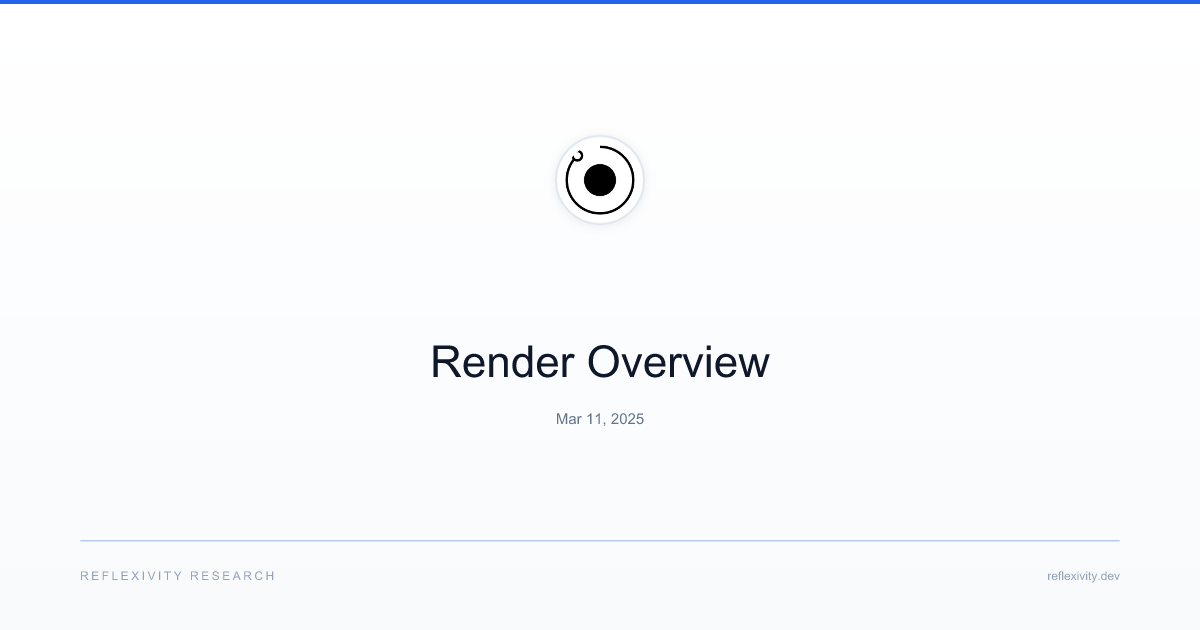Render Overview - Reflexivity Research